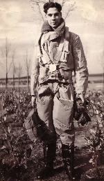 Percy Fabien in flying gear, May 1940